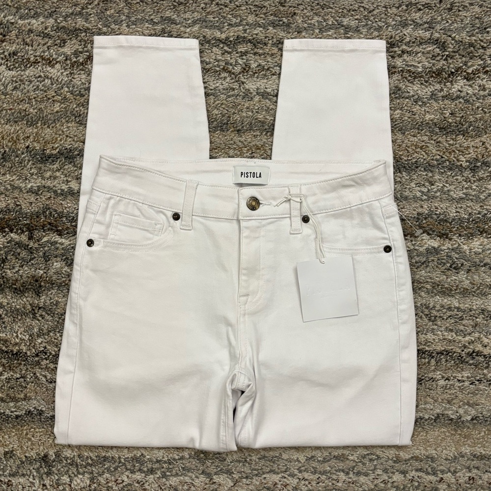 Pistola Cropped Skinny Jeans Sz 27 NWT | Pistola White Cropped Skinny Jeans NWT*